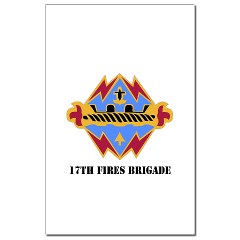 17FB - M01 - 02 - DUI - 17th Fires Brigade with Text Mini Poster Print - Click Image to Close