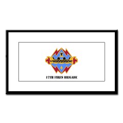 17FB - M01 - 02 - DUI - 17th Fires Brigade with Text Small Framed Print - Click Image to Close