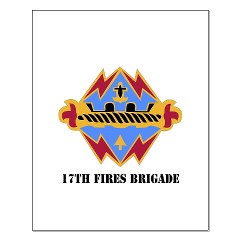 17FB - M01 - 02 - DUI - 17th Fires Brigade with Text Small Poster - Click Image to Close