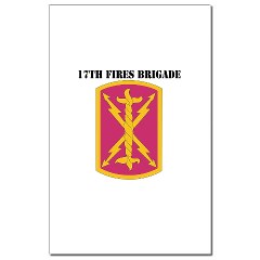 17FB - M01 - 02 - SSI - 17th Fires Brigade with Text Mini Poster Print