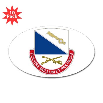 181IB - M01 - 01 - DUI - 181st Infantry Brigade - Sticker (Oval 10 pk)