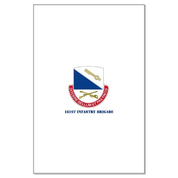181IB - M01 - 02 - DUI - 181st Infantry Brigade with Text - Large Poster