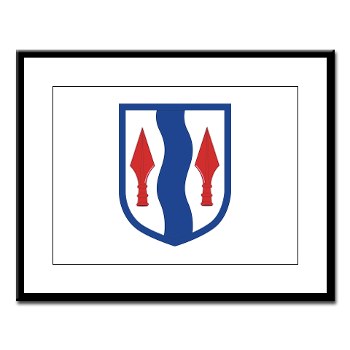181IB - M01 - 02 - SSI - 181st Infantry Brigade - Large Framed Print - Click Image to Close