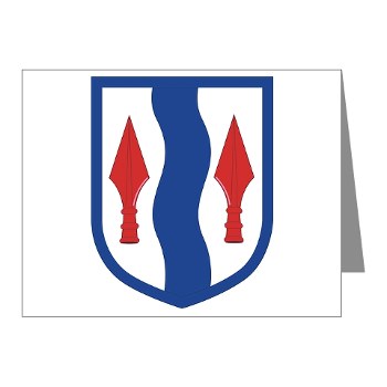181IB - M01 - 02 - SSI - 181st Infantry Brigade - Note Cards (Pk of 20) - Click Image to Close