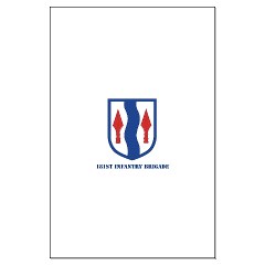 181IB - M01 - 02 - SSI - 181st Infantry Brigade with Text - Large Poster