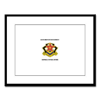 184ODDCC - M01 - 02 - 184th Ordnance Detachment Disposal Control Center with Text - Large Framed Print