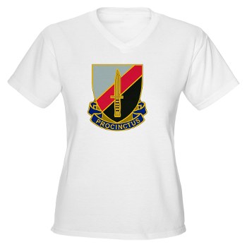 188IB - A01 - 04 - DUI - 188th Infantry Brigade Women's V-Neck T-Shirt - Click Image to Close
