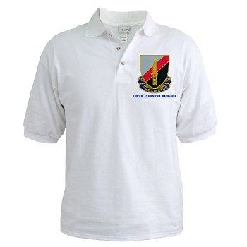 188IB - A01 - 04 - DUI - 188th Infantry Brigade with text Golf Shirt - Click Image to Close