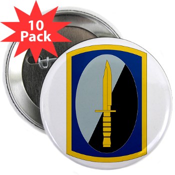 188IB - M01 - 01 - SSI - 188th Infantry Brigade 2.25" Button (10 pack)