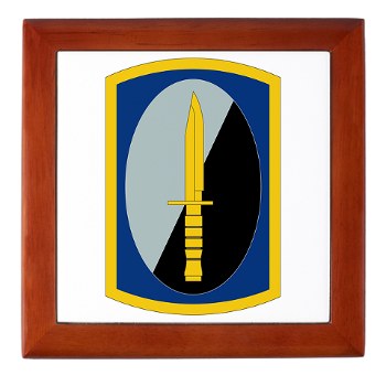 188IB - M01 - 03 - SSI - 188th Infantry Brigade Keepsake Box