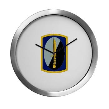 188IB - M01 - 03 - SSI - 188th Infantry Brigade Modern Wall Clock - Click Image to Close