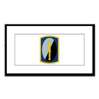 188IB - M01 - 02 - SSI - 188th Infantry Brigade Small Framed Print - Click Image to Close