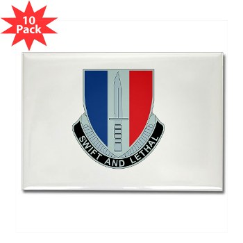 189IB - M01 - 01 - DUI - 189th Infantry Brigade Rectangle Magnet (10 pack) - Click Image to Close