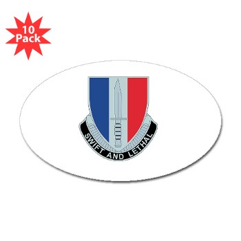 189IB - M01 - 01 - DUI - 189th Infantry Brigade Sticker (Oval 10 pk)