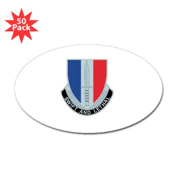 189IB - M01 - 01 - DUI - 189th Infantry Brigade Sticker (Oval 50 pk