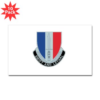 189IB - M01 - 01 - DUI - 189th Infantry Brigade Sticker (Rectangle 10 pk) - Click Image to Close