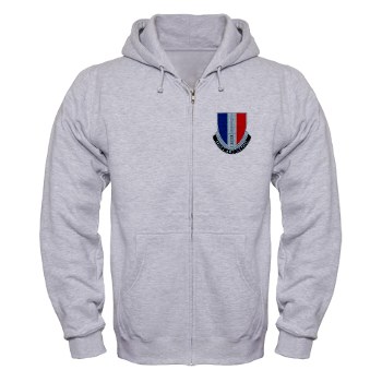 189IB - A01 - 03 - DUI - 189th Infantry Brigade Zip Hoodie - Click Image to Close