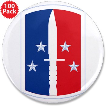 189IB - M01 - 01 - SSI - 189th Infantry Brigade 3.5" Button (100 pack) - Click Image to Close