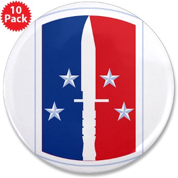 189IB - M01 - 01 - SSI - 189th Infantry Brigade 3.5" Button (10 pack)
