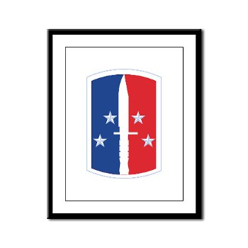 189IB - M01 - 02 - SSI - 189th Infantry Brigade Framed Panel Print - Click Image to Close