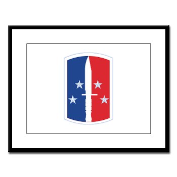 189IB - M01 - 02 - SSI - 189th Infantry Brigade Large Framed Print - Click Image to Close