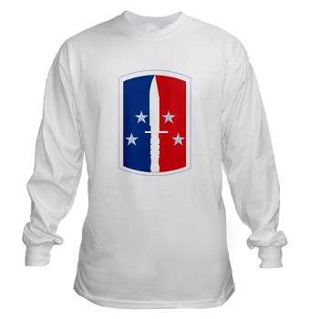 189IB - A01 - 03 - SSI - 189th Infantry Brigade Long Sleeve T-Shirt - Click Image to Close