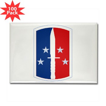189IB - M01 - 01 - SSI - 189th Infantry Brigade Rectangle Magnet (100 pack)