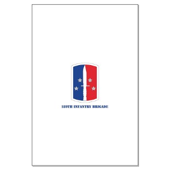 189IB - M01 - 02 - SSI - 189th Infantry Brigade with text Large Poster - Click Image to Close