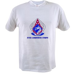 18ABC - A01 - 04 - DUI - XVIII Airborne Corps with Text Value T-Shirt - Click Image to Close