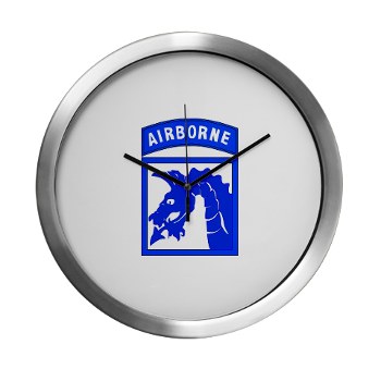 18ABC - M01 - 03 - SSI - XVIII Airborne Corps Modern Wall Clock - Click Image to Close