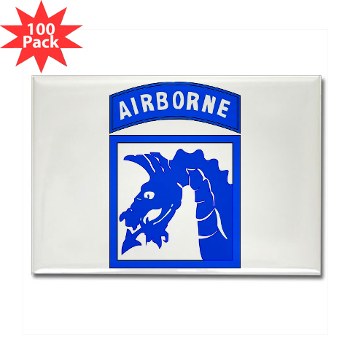 18ABC - M01 - 01 - SSI - XVIII Airborne Corps Rectangle Magnet (100 pack)