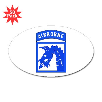 18ABC - M01 - 01 - SSI - XVIII Airborne Corps Sticker (Oval 50 pack) - Click Image to Close