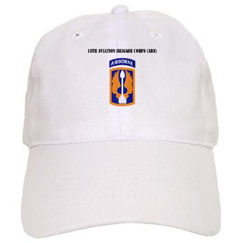 18ABCA - A01 - 01 - SSI - 18th Aviation Brigade Corps (Abn) with Text - Cap