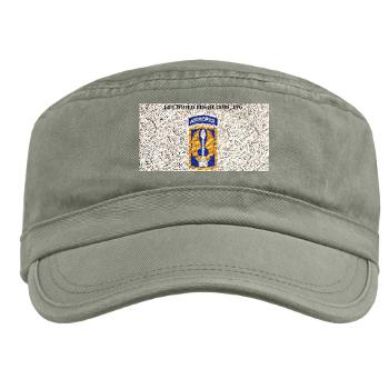 18ABCA - A01 - 01 - SSI - 18th Aviation Brigade Corps (Abn) with Text - Military Cap