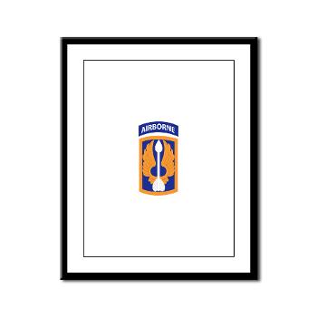 18ABCA - M01 - 02 - SSI - 18th Aviation Brigade Corps (Abn) - Framed Panel Print - Click Image to Close