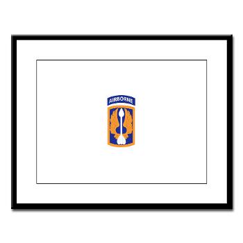 18ABCA - M01 - 02 - SSI - 18th Aviation Brigade Corps (Abn) - Large Framed Print - Click Image to Close