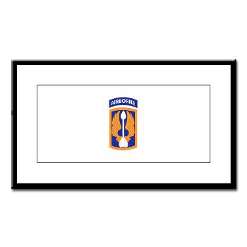 18ABCA - M01 - 02 - SSI - 18th Aviation Brigade Corps (Abn) - Small Framed Print