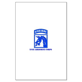 18ABC - M01 - 02 - SSI - XVIII Airborne Corps with Text Large Poster