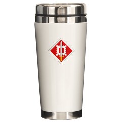 18EB - M01 - 03 - SSI - 18th Engineer Brigade - Ceramic Travel Mug