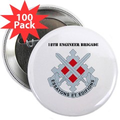 18EB - M01 - 01 - DUI - 18th Engineer Brigade with text 2.25" Button (100 pack)