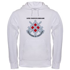 18EB - A01 - 03 - DUI - 18th Engineer Brigade with text Hooded Sweatshirt