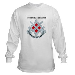 18EB - A01 - 03 - DUI - 18th Engineer Brigade with text Long Sleeve T-Shirt
