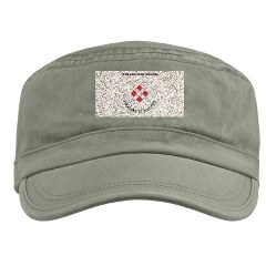 18EB - A01 - 01 - DUI - 18th Engineer Brigade with text Military Cap