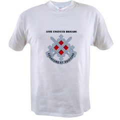 18EB - A01 - 04 - DUI - 18th Engineer Brigade with text Value T-shirt