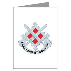 18EB - M01 - 02 - DUI - 18th Engineer Brigade Greeting Cards (Pk of 10)