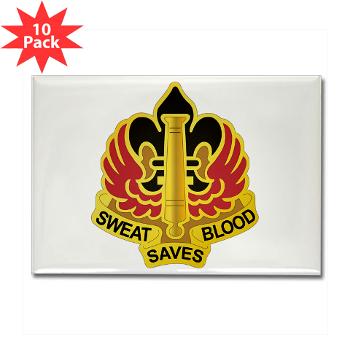 18FB - M01 - 01 - DUI - 18th Fires Brigade Rectangle Magnet (10 pack)