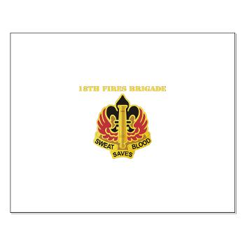 18FB - M01 - 02 - DUI - 18th Fires Brigade with Text Small Poster