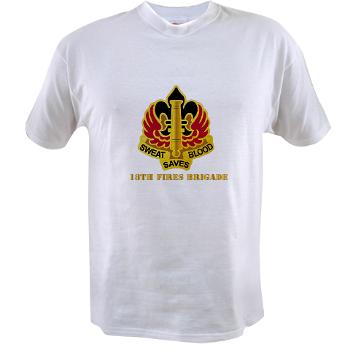 18FB - A01 - 04 - DUI - 18th Fires Brigade with Text Value T-Shirt - Click Image to Close