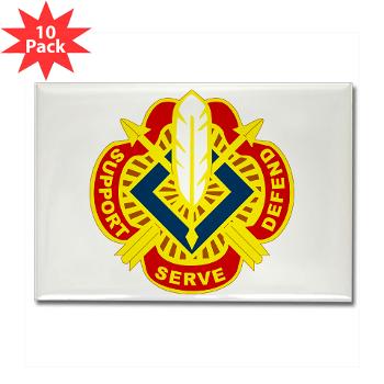 18PG - M01 - 01 - DUI - 18th Personnel Group - Rectangle Magnet (10 pack) - Click Image to Close