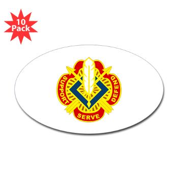 18PG - M01 - 01 - DUI - 18th Personnel Group - Sticker (Oval 10 pk)